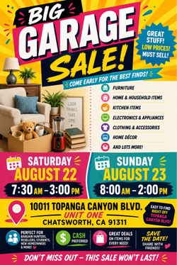 BIG GARAGE SALE