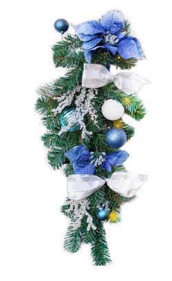 Customer Reviews for Barton 2.3 ft. Christmas Teardrop Swag Pre-Lit Wreath Artificial Christmas Garland Xmas Hanging Door (Set of 2)93004 Barton