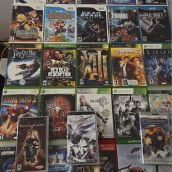 Video Game Bundle Wii, Wii U, Xbox 360, Ps3, Psp, Switch Accessories, Wii Accessories