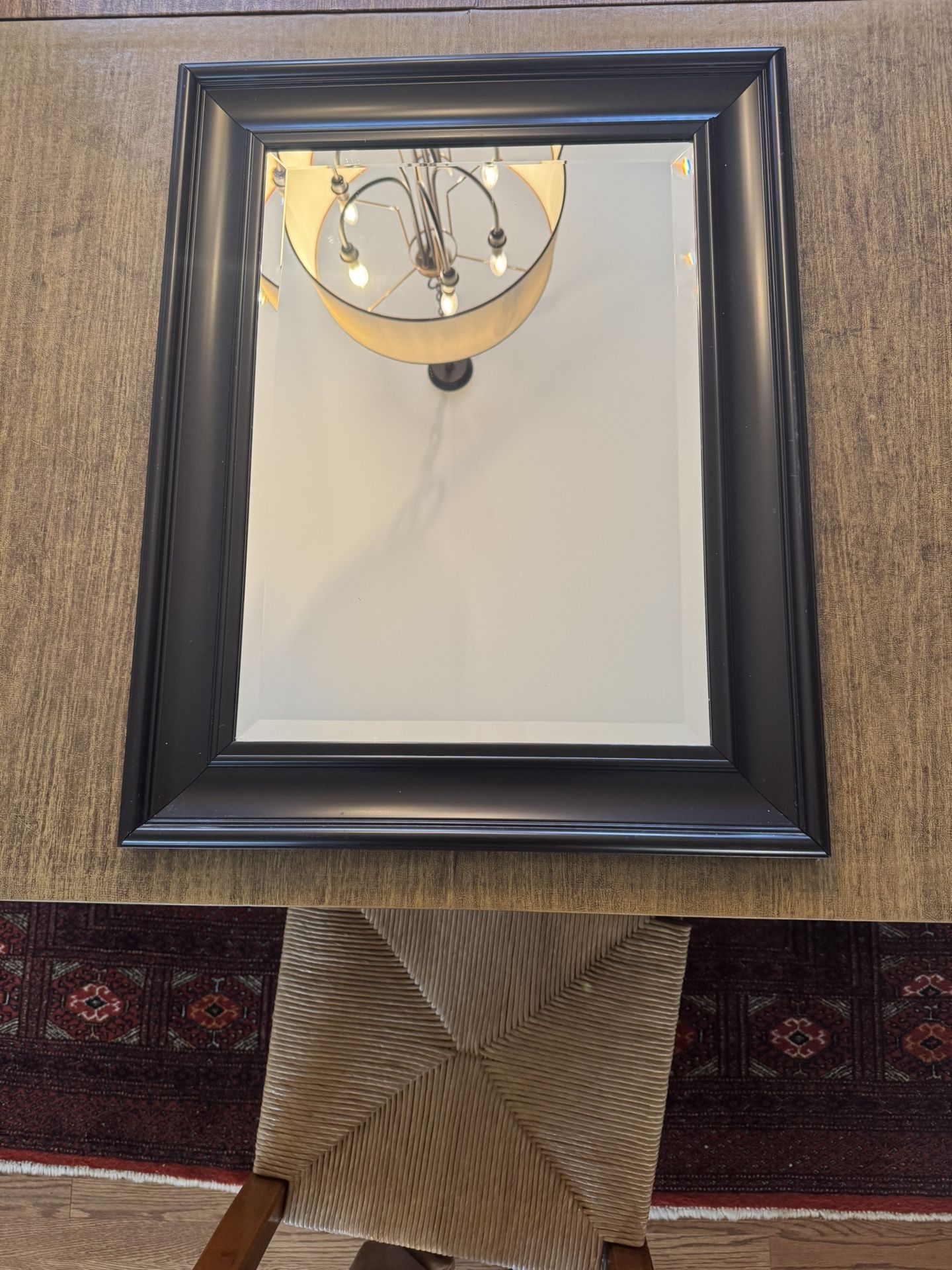 Mirror, Dark brown/ebony Trim