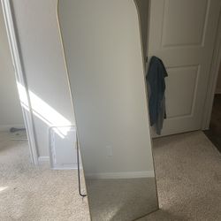 Gold Standup Mirror