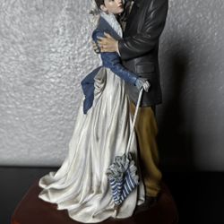 San Francisco Music Box Company Gone With The Wind Scarlett And Ashley Embrace
