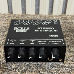 Audio Mixer - Rolls 3 Channel