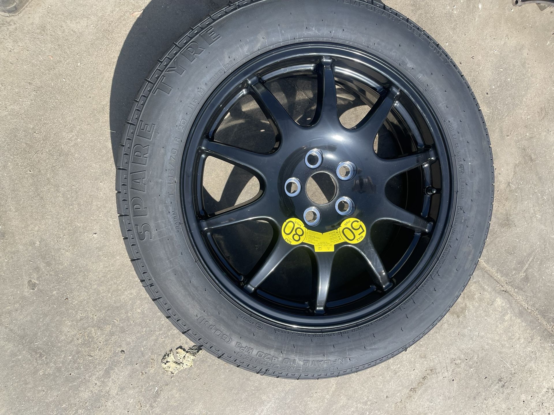 2020 Range Rover Sport 20 Inch Spare Tire rim part
