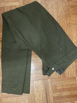 Theory Khaki Fitted Pants Size 2