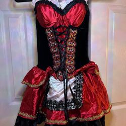 Costume With Red Cape 