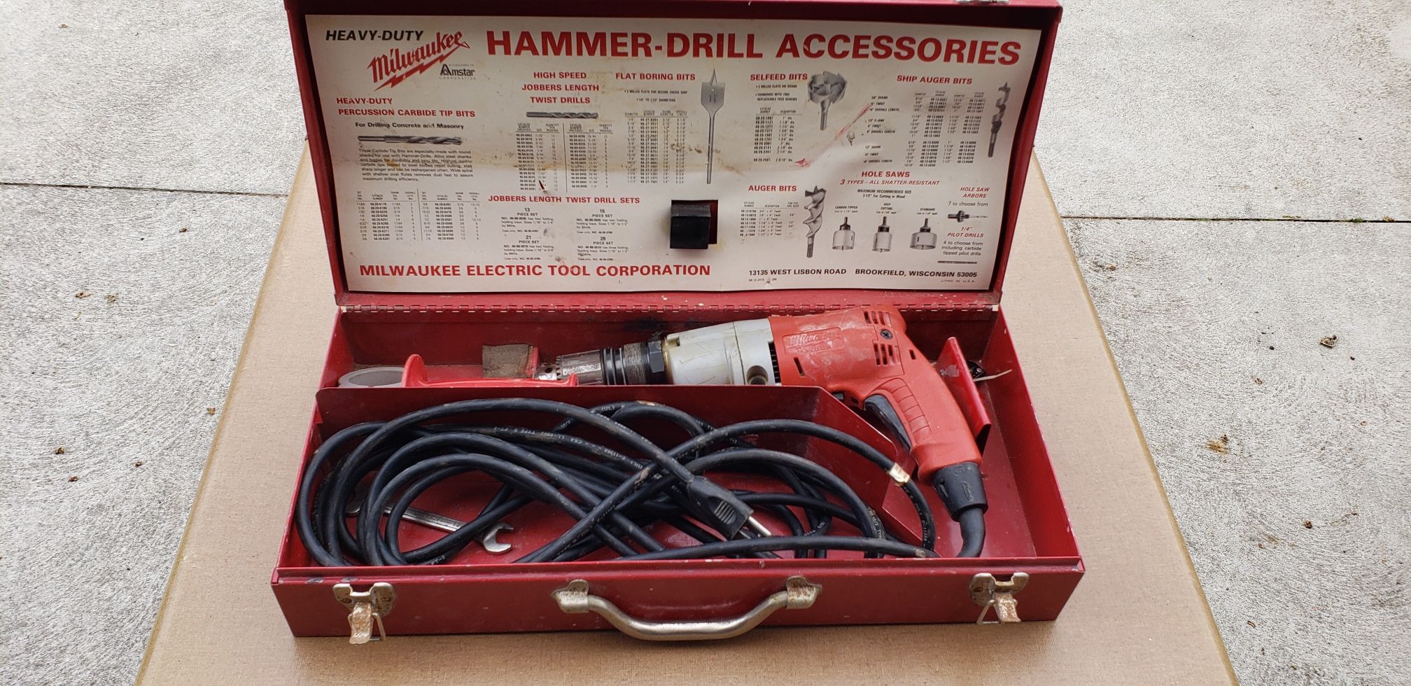 Milwaukee Magnum Hammer Drill 