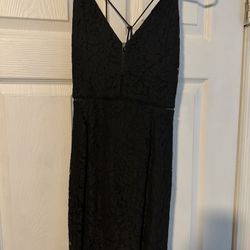 Size 4 Black Party Dress 