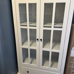 Glass Door Storage Bookcase