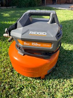 Rigid Air Compressor 6 Gal 150 PSI