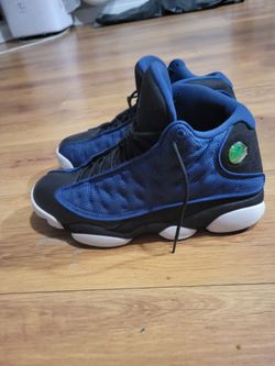 Zise 12 JORDAN RETRO HYPER BRAVE BLUE,  WEAR ONE TIME,