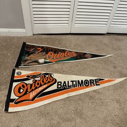 Baltimore Orioles Pennants (Set of 2)