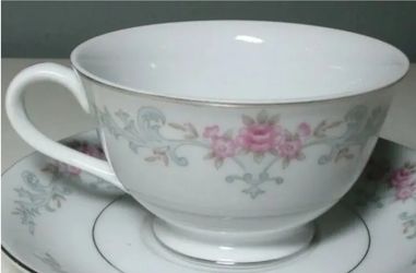 Set Of 12 Harmony House Fine China "JENNIFER" Footed Coffee/tea Cups8