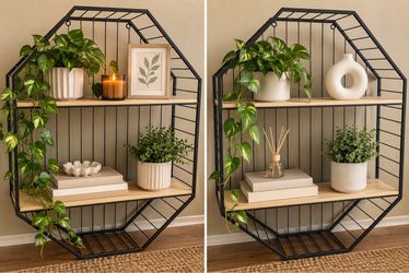 Geometric Wall Shelf