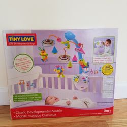 Classic Developmental Mobile Music Box With Night Light- Baby/kids/toy