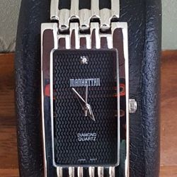 Ladies Manhattan Silver Tone Watch