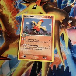 Pokémon Combusken ex crystal guardians card 2006