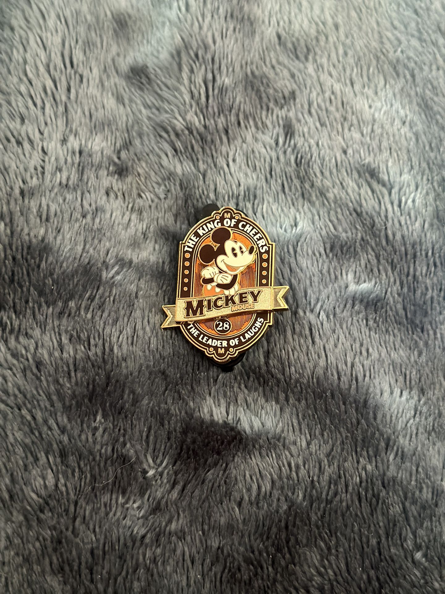 Mickey Mouse King of Cheers Leader of Laughs Disney Pin