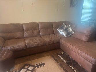 Light Brown Sectional sofa