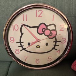 Hello Kitty Clock