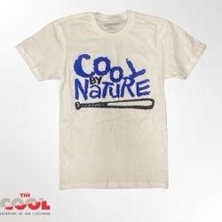 Cool By Nature White Graphic T-shirt W/ Blue  $28