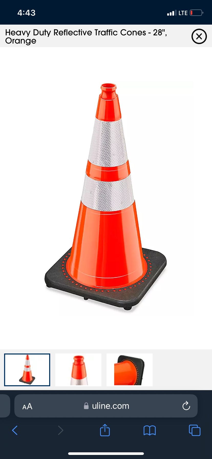 I Have 50 28” Orange Construction Cones