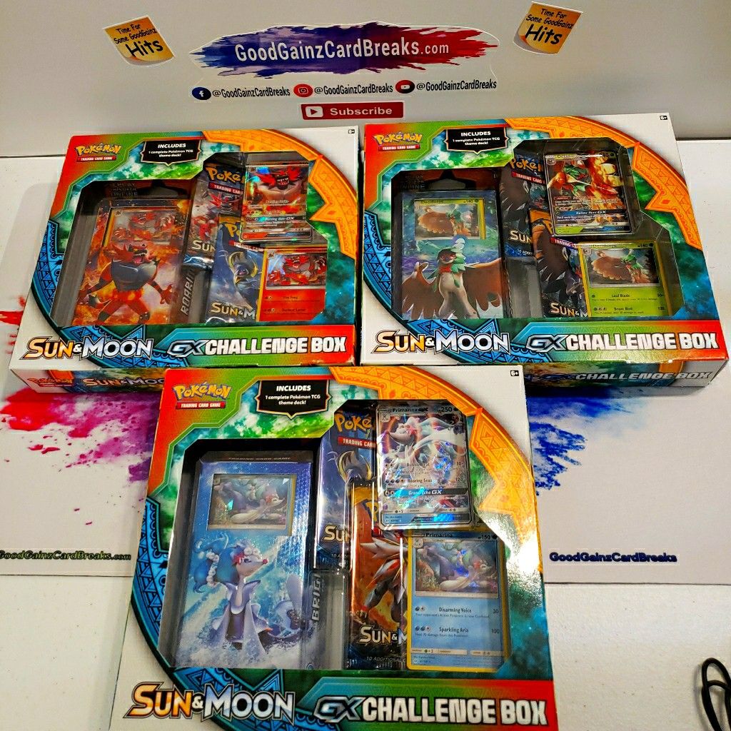 2018 Sun & Moon GX Challenge Box Complete Set