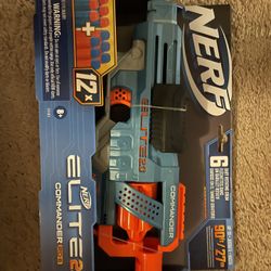 Nerf Elite Commander With 13 Bullets
