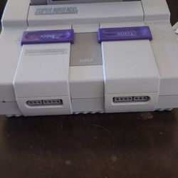Snes With Games And Hookups