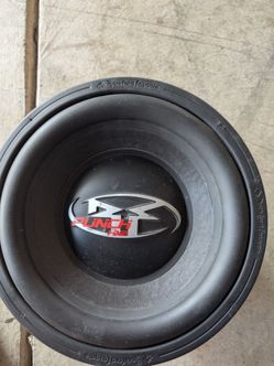 Old school Hx2 Rockford fosgate 12 subwoofer