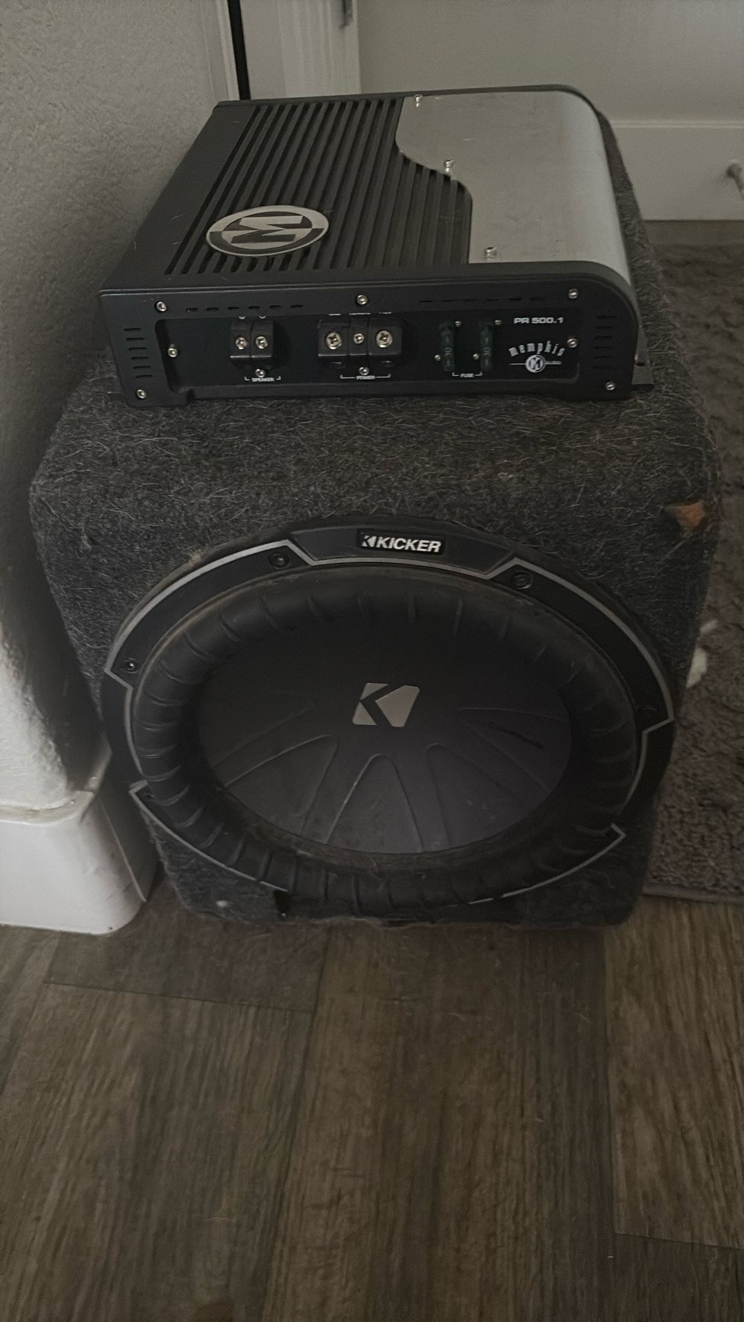 12 Inch Subwoofer Box And Amp
