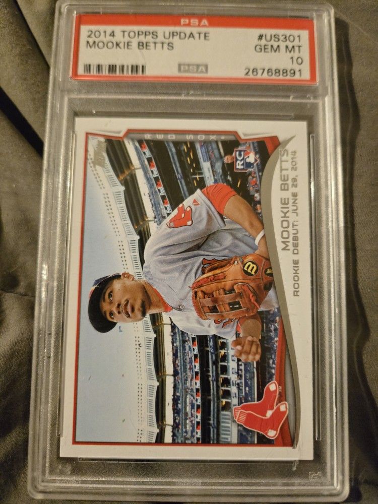Mookie Betts Rookie Psa Dodgers