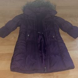 Purple Toddler Winter Coat Hawk & Co 3T