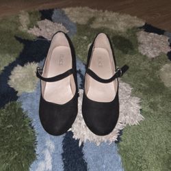 Black Sparkly Heels For Kids