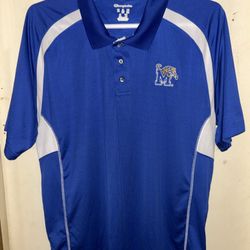 Adult 2XL UNIVERSITY OF MEMPHIS POLO STYLE CHAMPION ELITE JERSEY SHIRT
