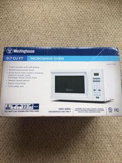 Westinghouse microwave oven wcm770W NIB