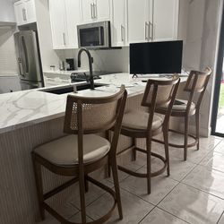 Barstools Counter Height 3 For $300
