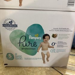 Pampers Size 5 Pure Box. $25! Cost $35 At Walgreens With Tax 