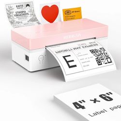 Pink RONGTA 4x6 Label Printer 