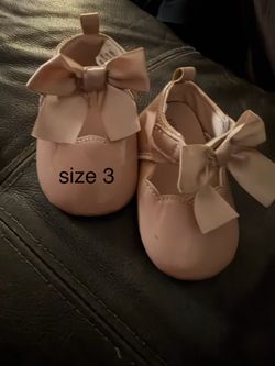 Baby Girl Ballet Flats Size 3