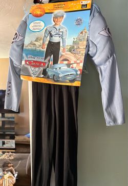 Disney Pixar Cars 2 Finn McMissile Kids Costume Size M