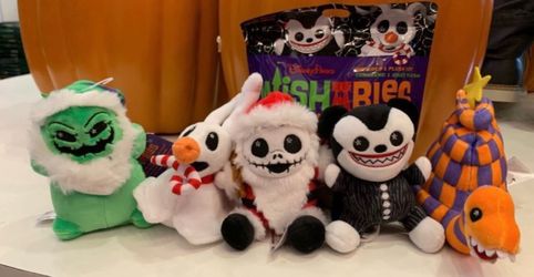 Disney Parks Wishables The Nightmare Before Christmas Plush Lot of 5