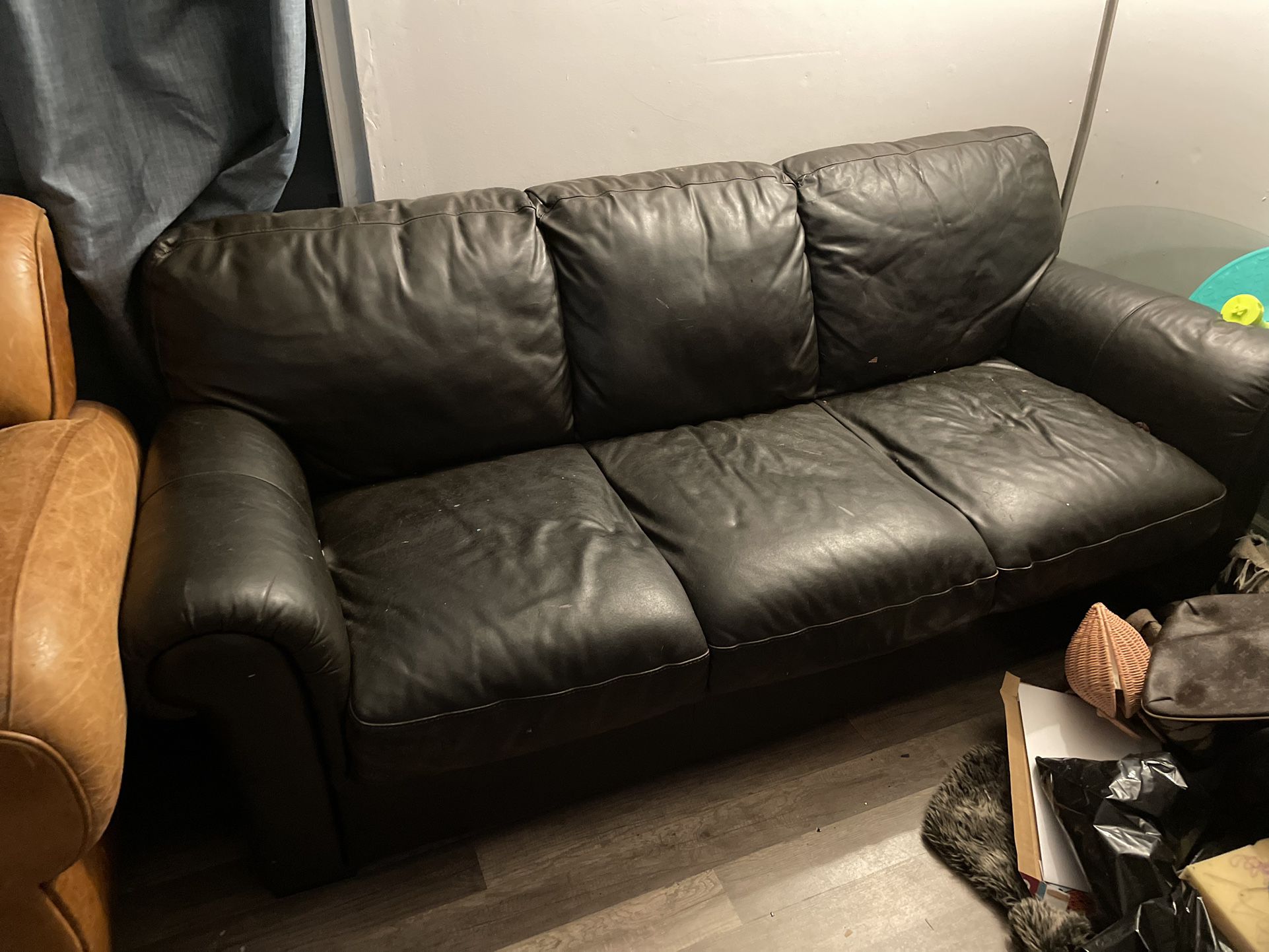 MOVING- Couch, Love Seat,  And Oversized Arm Chair With Ottoman