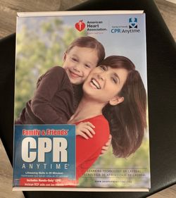 CPR Anytime Kit American Heart Association CPR Manual