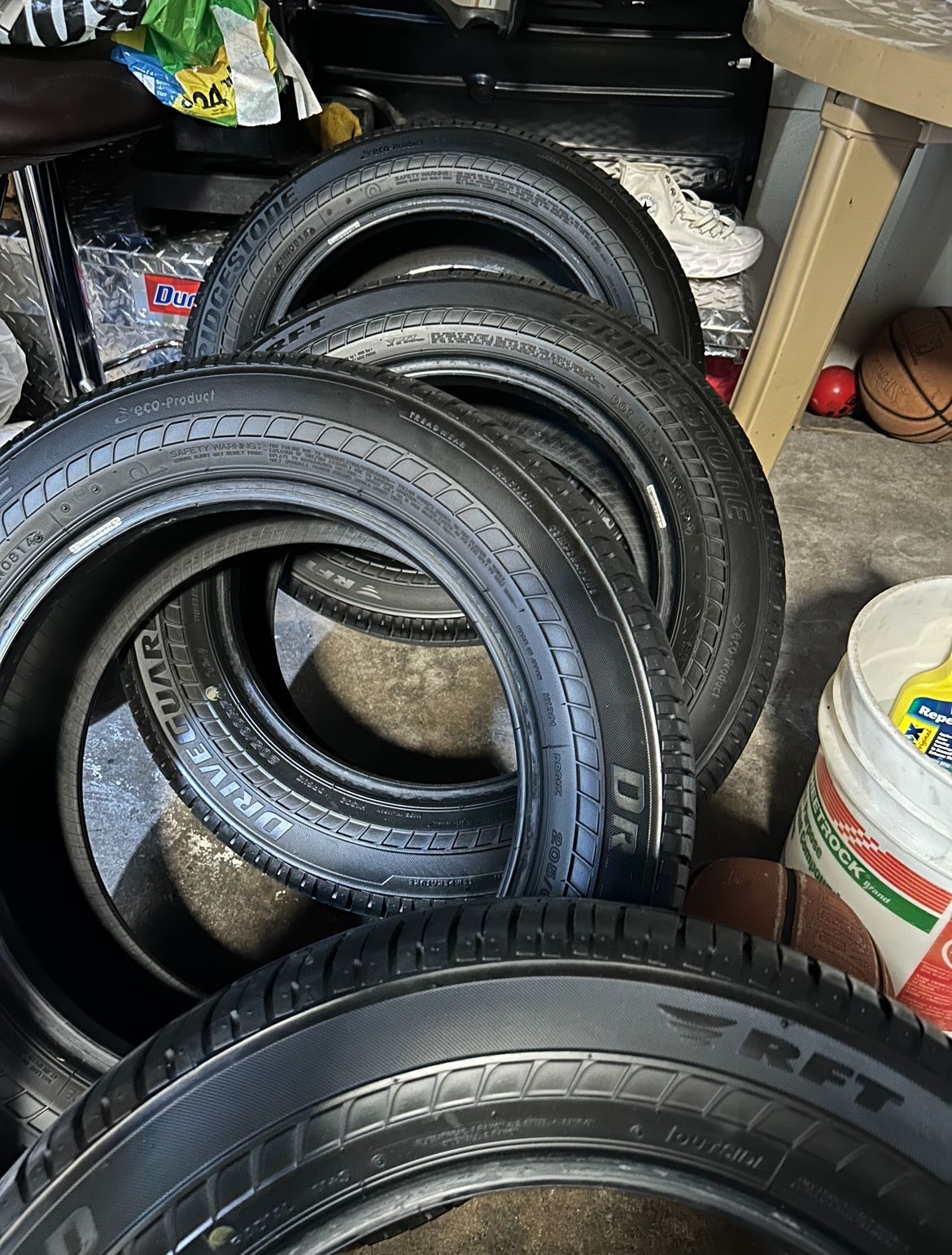 4 Bridgestone Drive guard Run Flat Tires