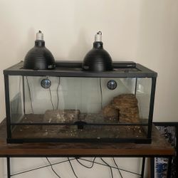 Open Front Bearded Dragon Or Snake Terrarium GREAT DEAL!