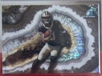 2026 Bowman Football Jordyn Tyson RC Crystallized C-11 CASE HIT Saints SP