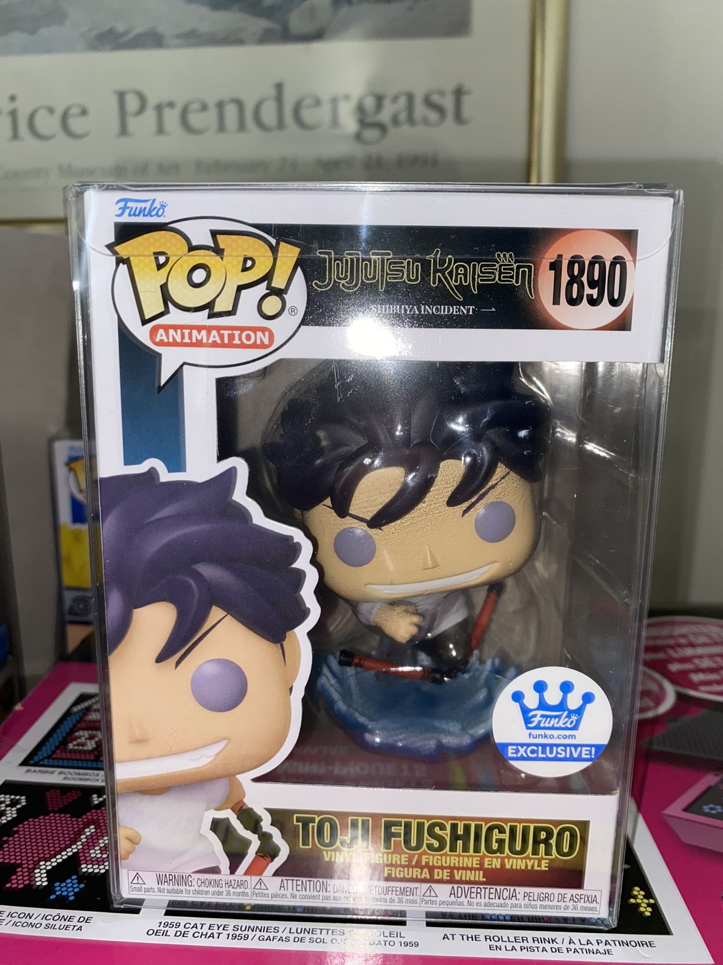 Funko Pop! Jujutsu Kaisen - Toji Fushiguro #1890 Funko Shop Exclusive IN HAND