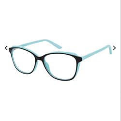 Privé Revaux Designer Reading Glasses Progressive Bifocal Black/Turquoise 3.0