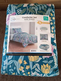 Twin Comforter Set with Sheets